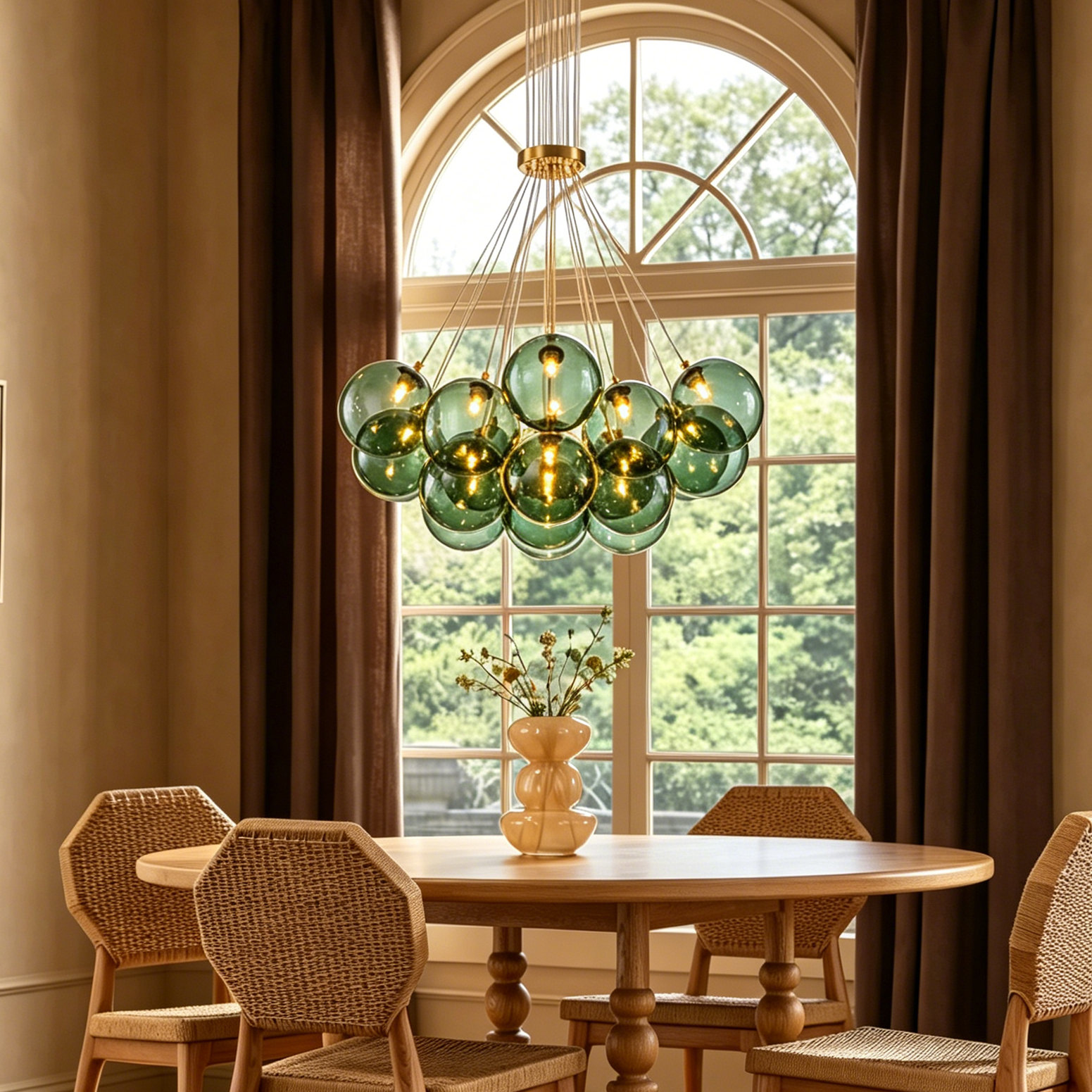 Willa Arlo™ Interiors Newtown 19-Light Modern Cluster Sputnik